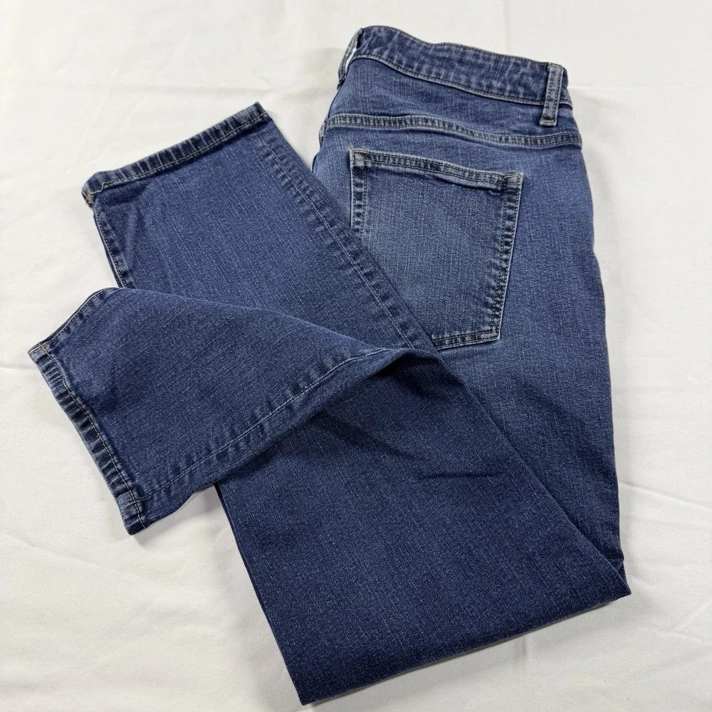 Warp + Weft ORD Chicago Straight‎ Jeans Mens 33x30 Undertow Stretch Denim Blue